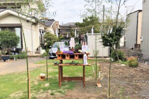 投稿についてもっと詳しく 地鎮祭